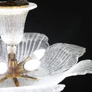 Honolulu, Midcentury Italian Murano Glass Pendant, 1970s