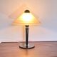 Metal and glass table lamp from Venice, Italy, 1980s