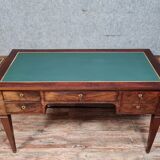 Louis XVI double-sided center office in mahogany around 1850