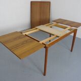 Extendable Teak Dining Table by Henning Kjærnulf for Velje Møbelfabrik, 1960s