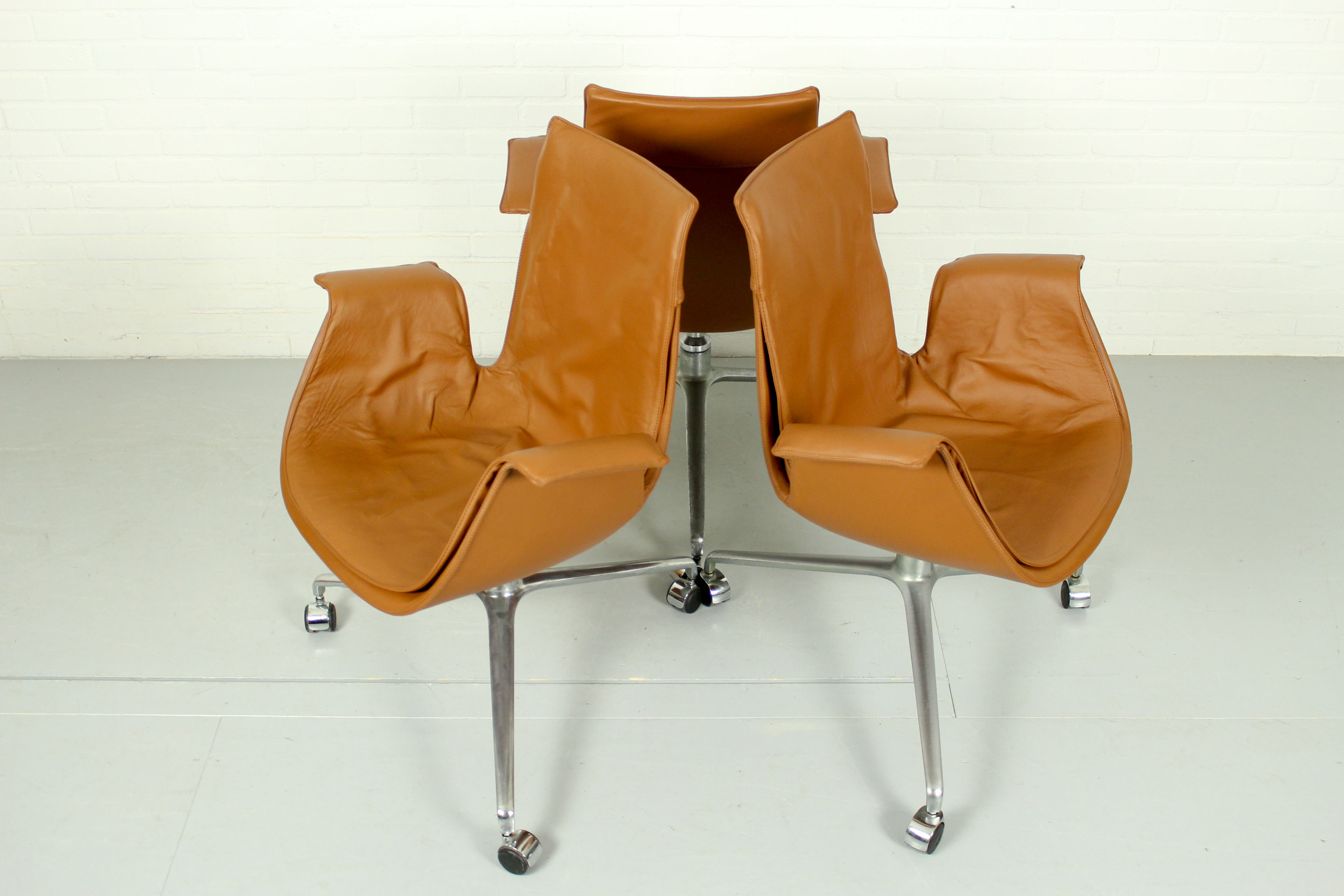 Bird chair kill for Preben Fabricius by Jorgen Kastholm, 1964