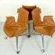 Bird chair kill for Preben Fabricius by Jorgen Kastholm, 1964