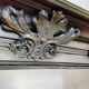 Large antique wooden mirror