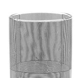 Sydney Cash design in year 2000 for Moma New York glass vase optical art