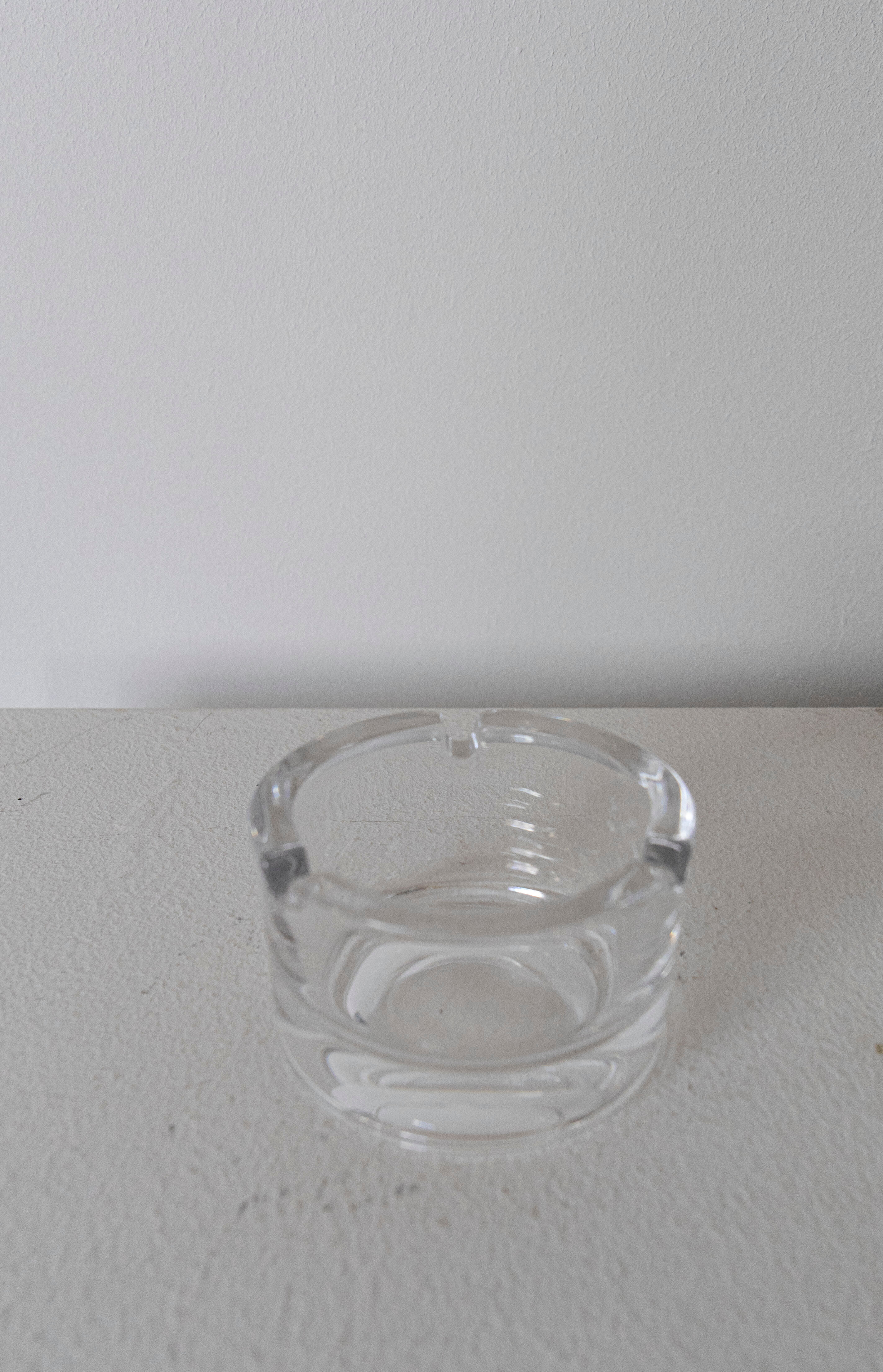 Cendrier en cristal vintage