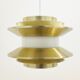 Mid-Century Labelled Trava Ceiling or Pendant Lamp by Carl Thore for Granhaga, Sweden, 1970s