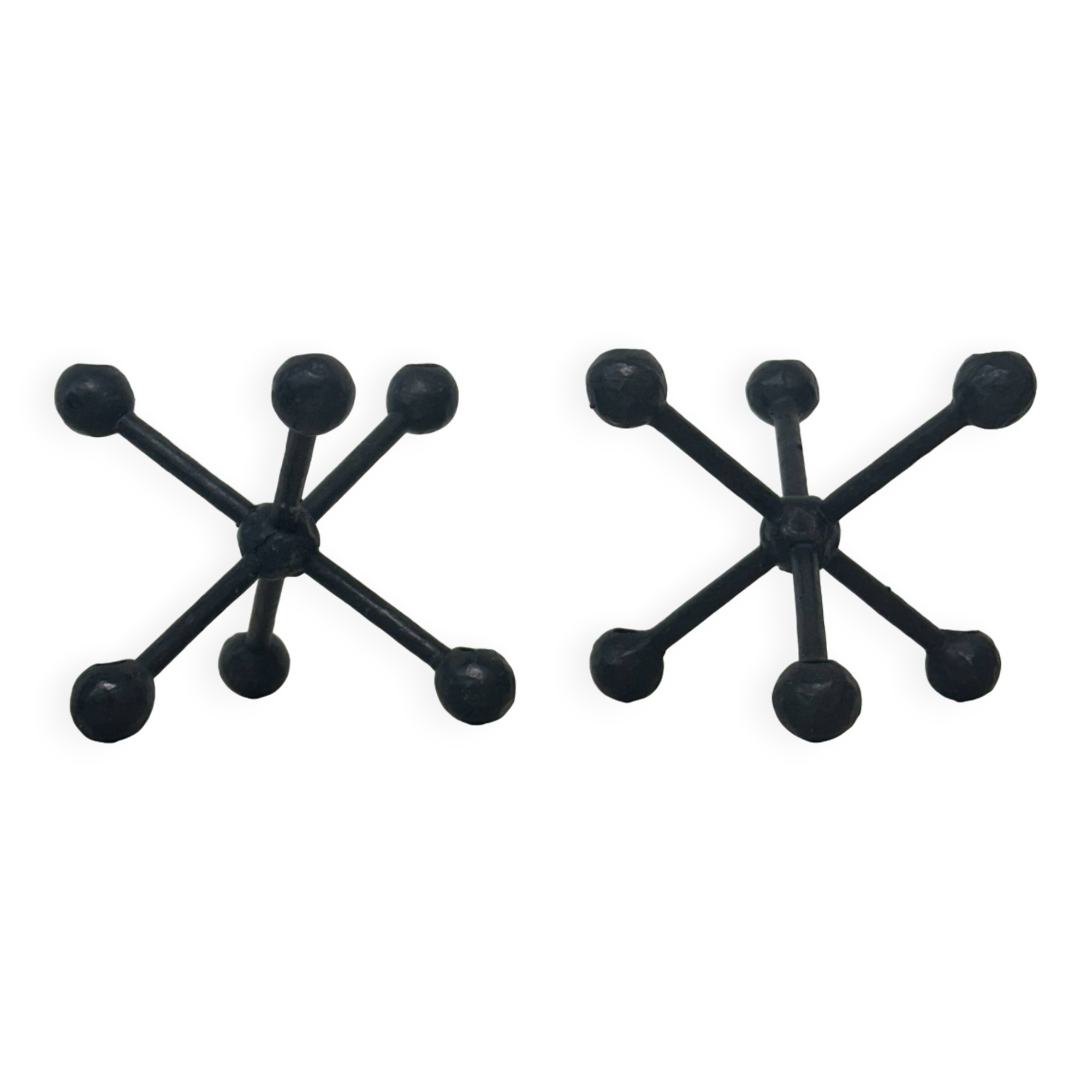 Set  of 2 candle sticks Scandinavian vintage 1960s