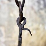 Brutalist floor lamp chain