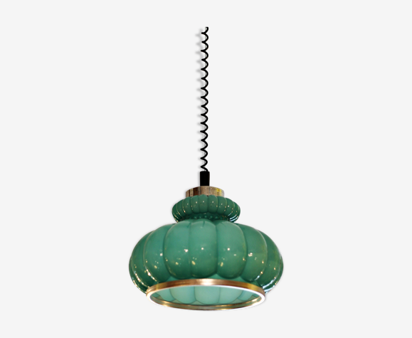 Lampe d’opale turquoise vintage