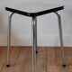 White marbled formica stool 70s