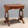 Antique Louis-Philippe writing desk in walnut, Italy, 19th century.