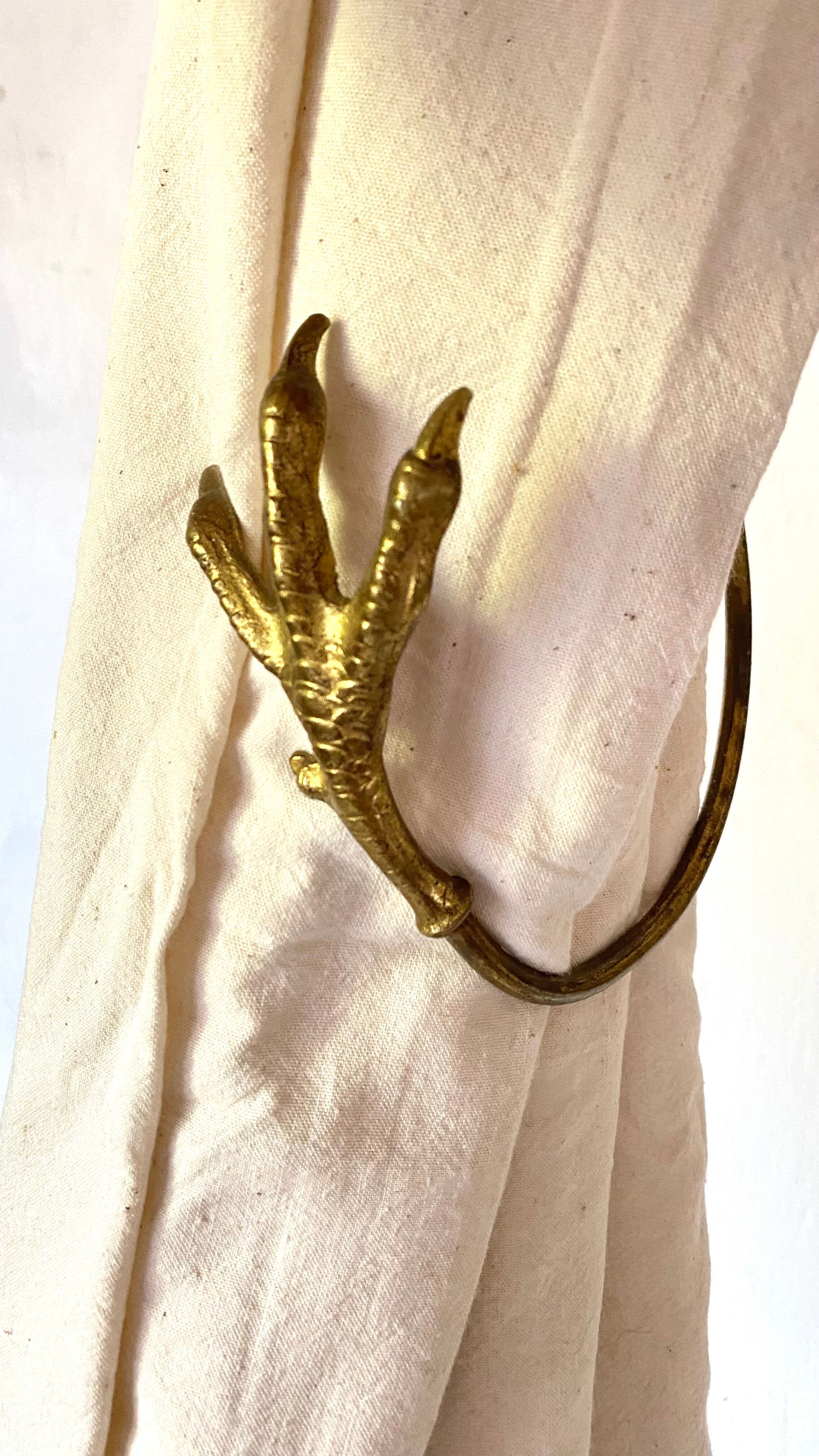 Old bronze curtain blaze