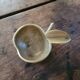 Solid brass ashtray – vintage "apple" design brass ashtray