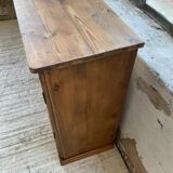Row of pine loom furniture