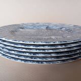 6 English Bursley "The Posthouse" dinner plates