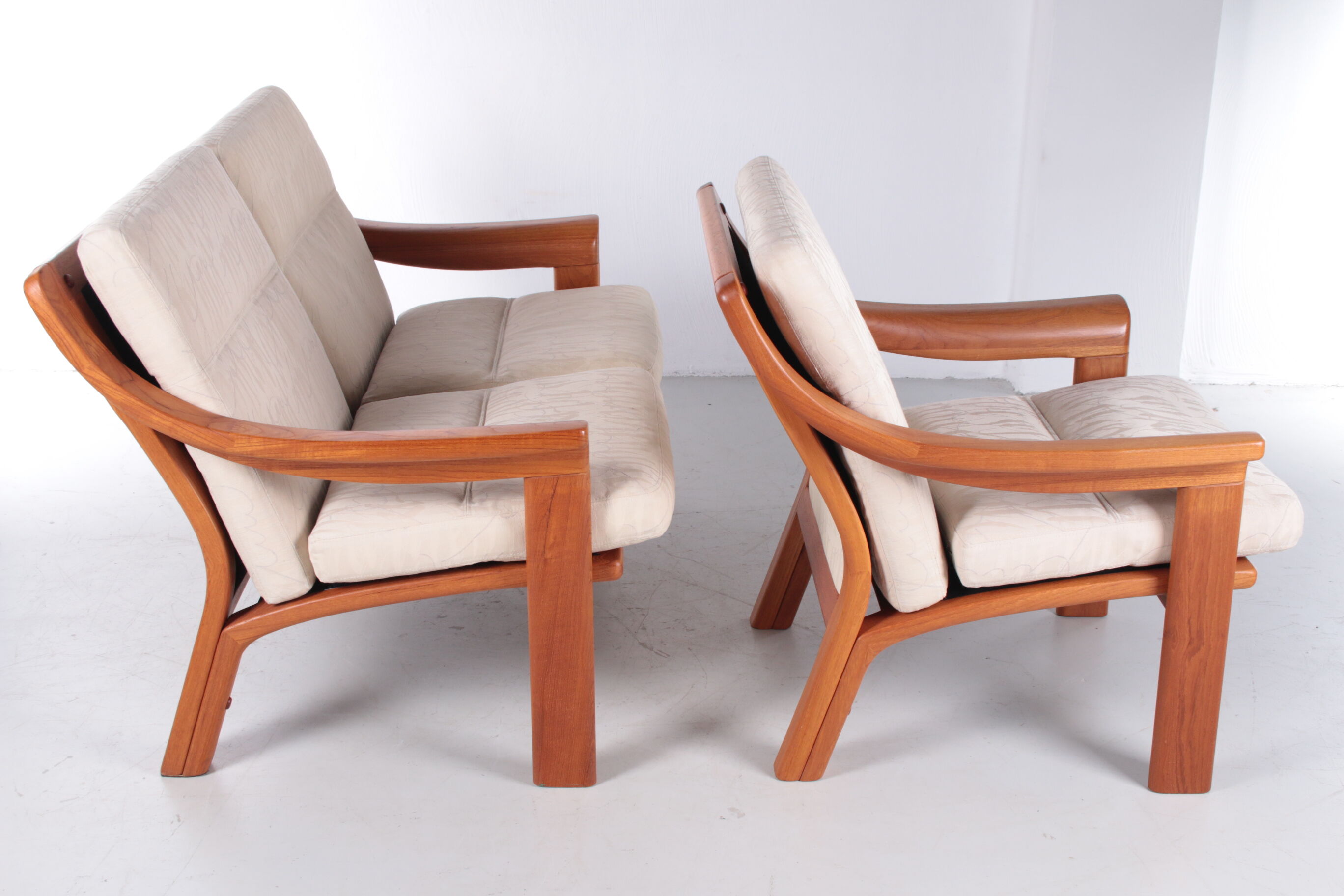 Vintage Danish Design Sofa and Armchair, 1960s