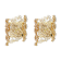 Pair of wall sconces in gilded brass and crystal by Palwa, Germany, 1960s.