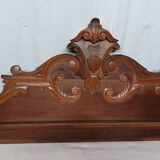 Solid wood carved pediment