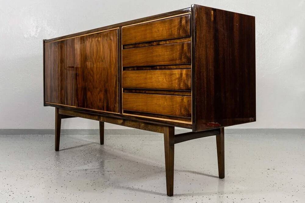 Vintage sideboard by S. Albracht by BZD, Poland, 1970s