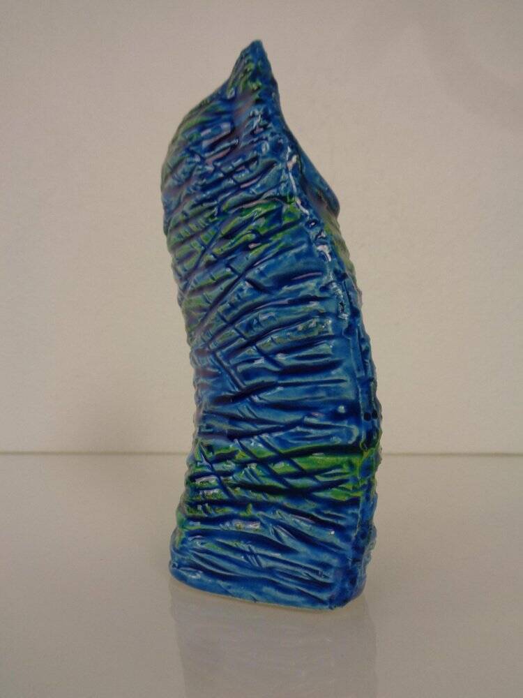 Ceramic Rimini Blu Owl by Aldo Londi for Bitossi, 1960s