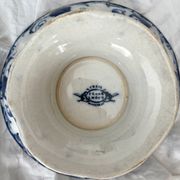 Flora pedestal bowl/salad bowl, Creil and Montereau, late 19th century