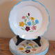 6 flat plates 50s Salins model Jocelyne - Lot 1