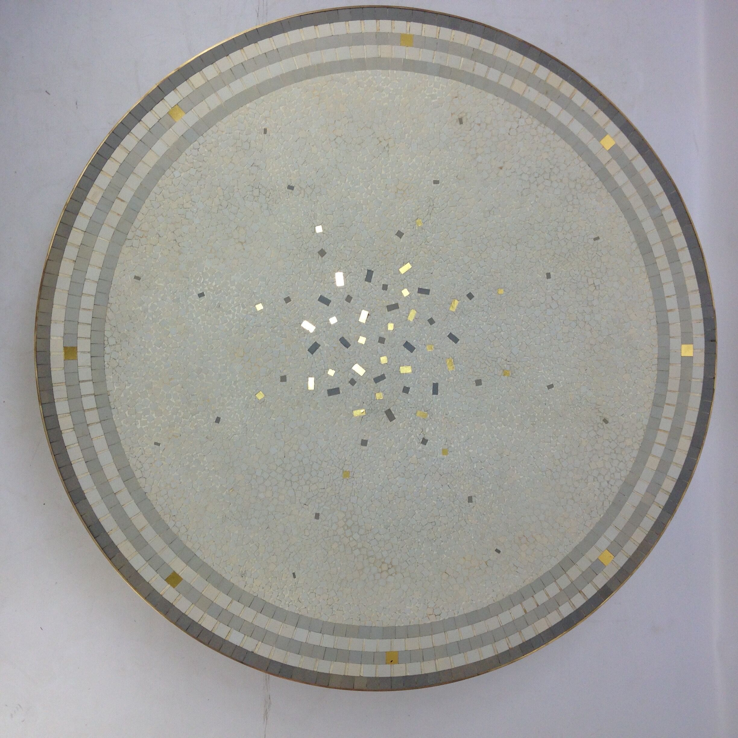Table basse en mosaïque par Berthold Müller, années 1950