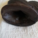 Decorative cast iron rooster bookend