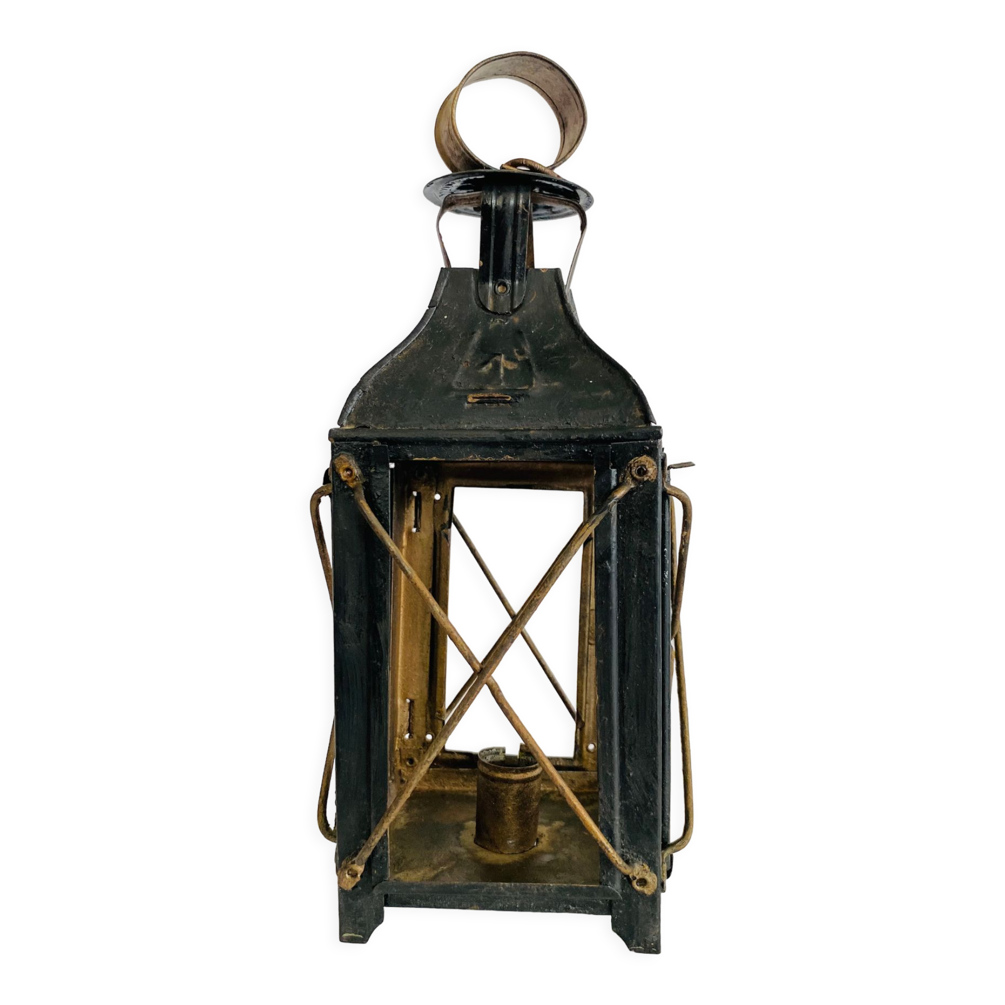 Metal candle holder, 1 door