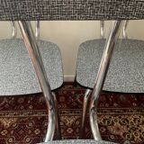 Series of 3 Formica chairs from the 70s