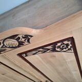 Large art deco wardrobe, antique wardrobe