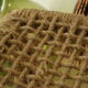 Vintage handcrafted bamboo and rope stool