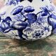 Antique jug and basin set Creil & Montereau Liseron model – earthenware