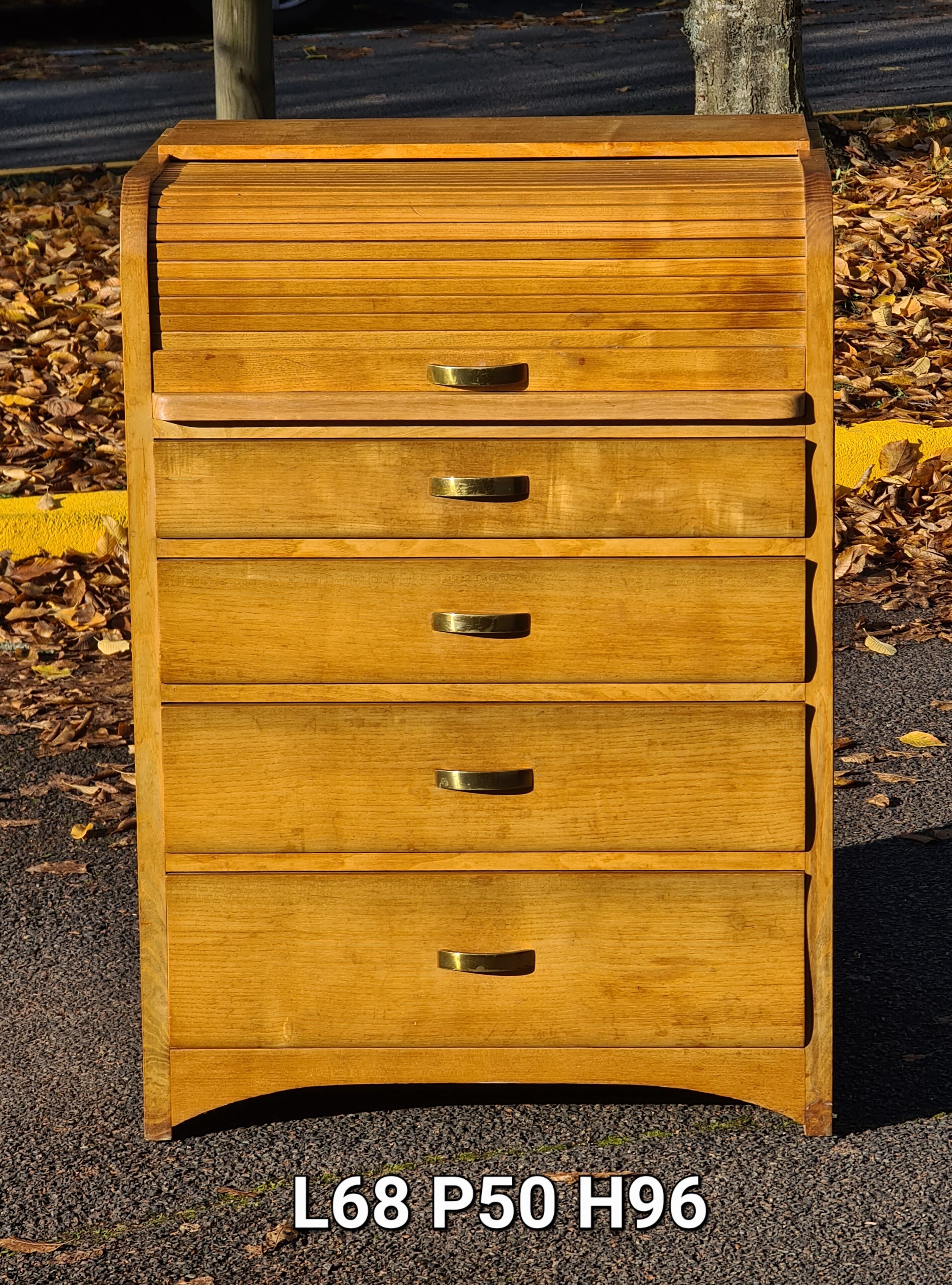 Secretary chest of drawers art deco style secretary