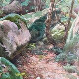 Table 2x Watercolours by Abel Chancel (1847-1917) School of Fontainebleau