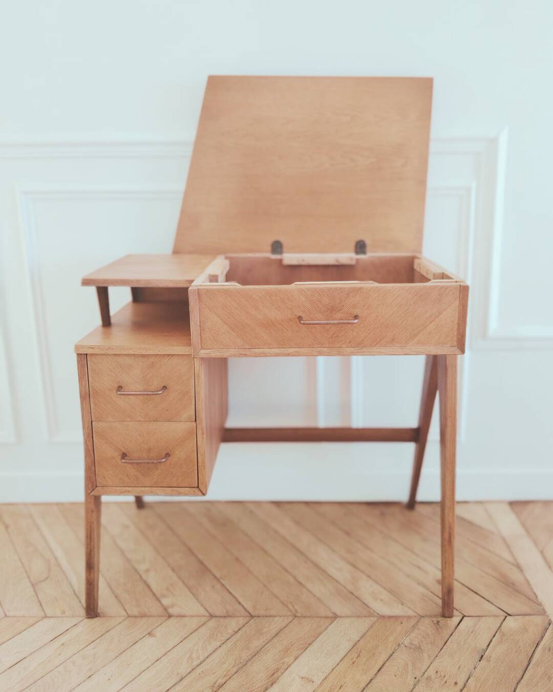 Vintage Scandinavian style desk, 1950s-60s.