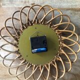 Rattan star clock
