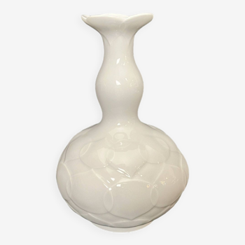 Vase en porcelaine allemande signé Weifs début XXème