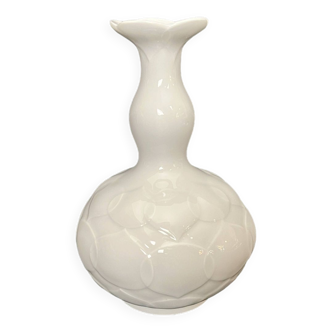 Vase en porcelaine allemande signé Weifs début XXème