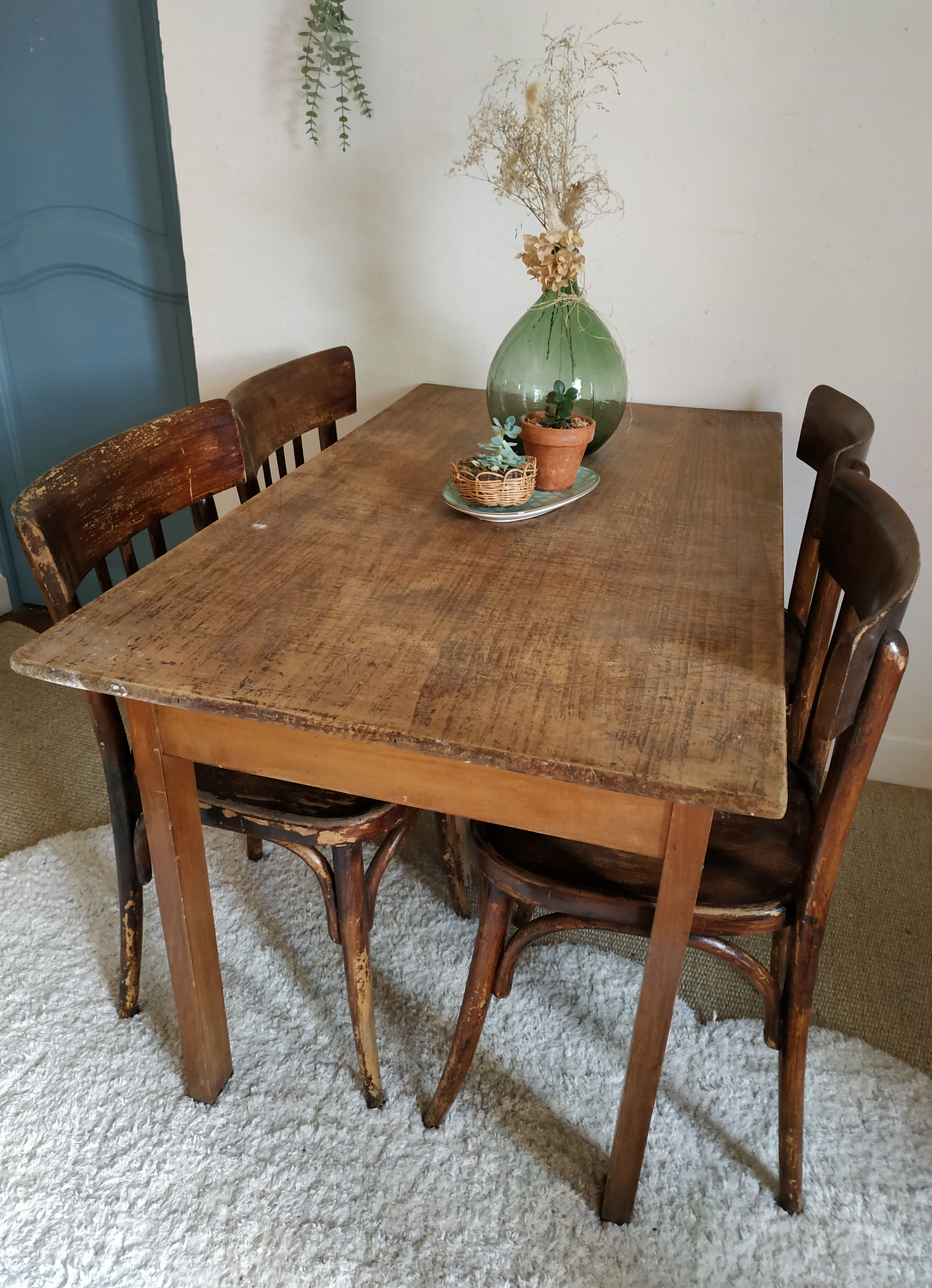 Lot of 4 chairs bistro Baumann