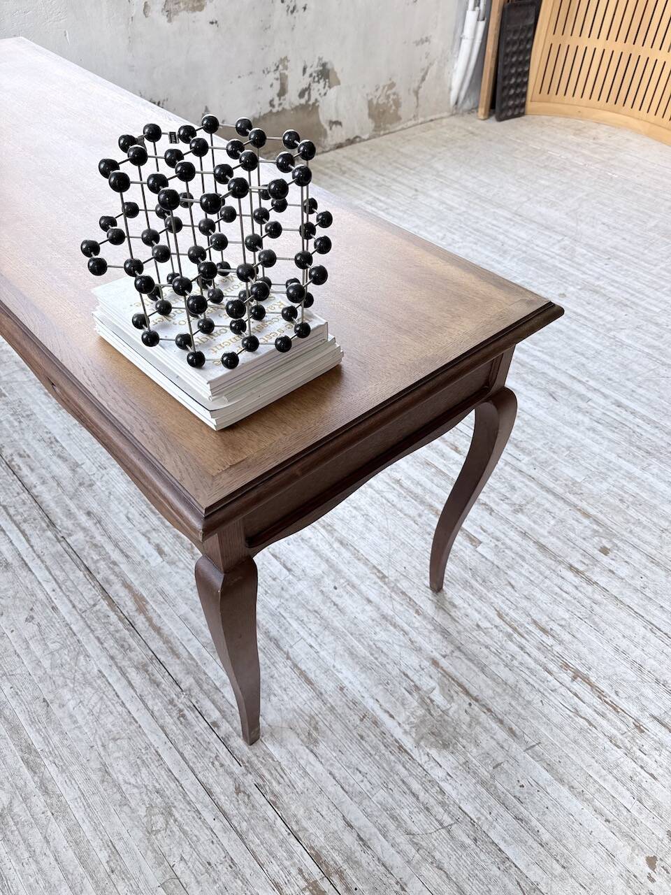 Console bureau en chêne 1960
