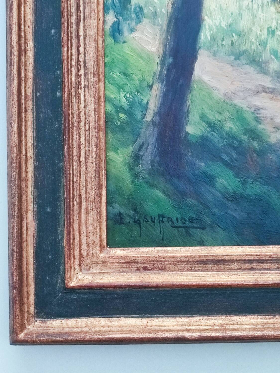 Peinture à l'huile - paysage