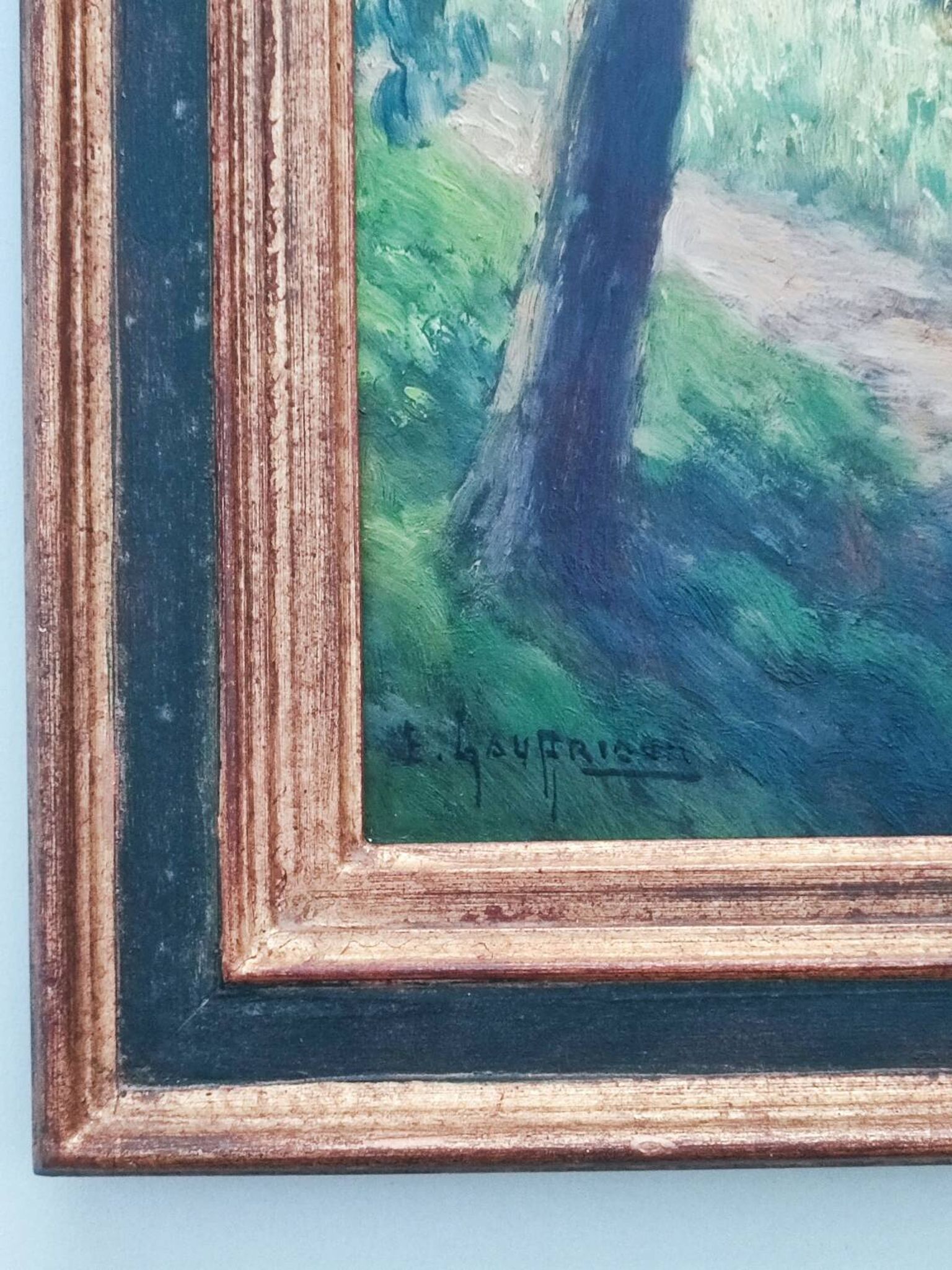 Peinture à l'huile - paysage