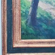 Peinture à l'huile - paysage