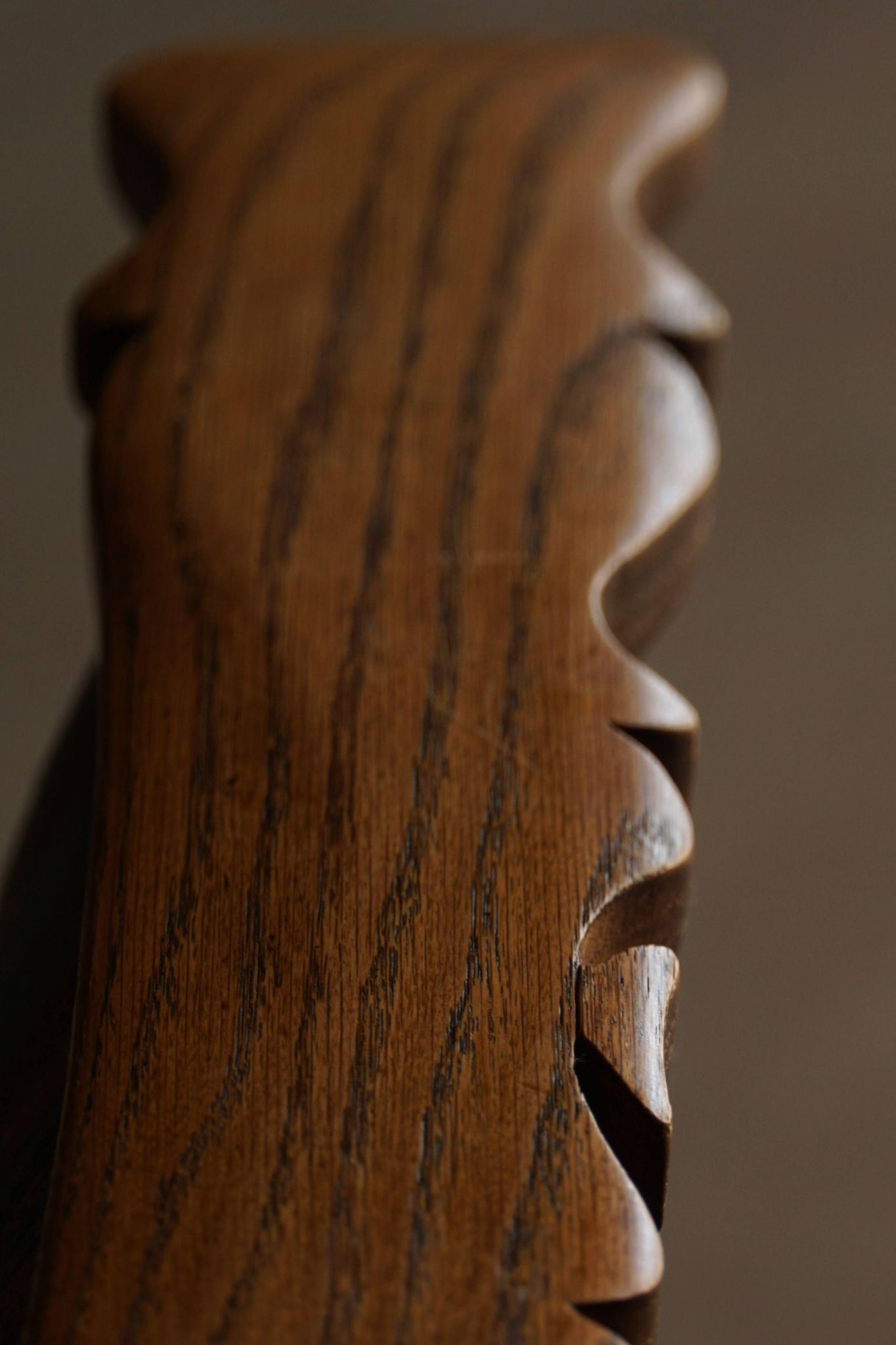 Oak canapé adorned with original upholstery, Nordic classicism, Sweden, 1930s.