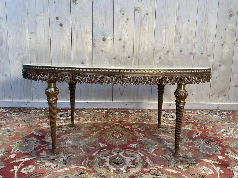 Louis XVI style oval coffee table