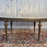 Louis XVI style oval coffee table