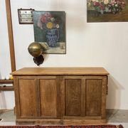 Antique oak drugstore furniture