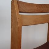 Pair of chairs sleigh Maison Regain