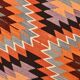 4x8 Multicolor Turkish Vintage Kilm,Bohemian Kilim Rug,125x253 Cm